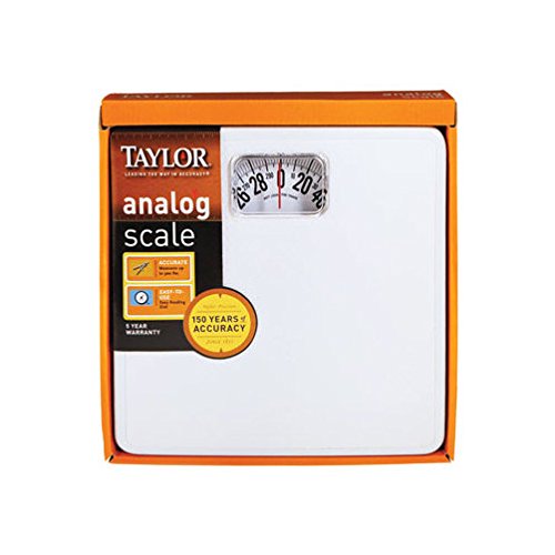 White Analog Scale 300 Lb. Capacity N381