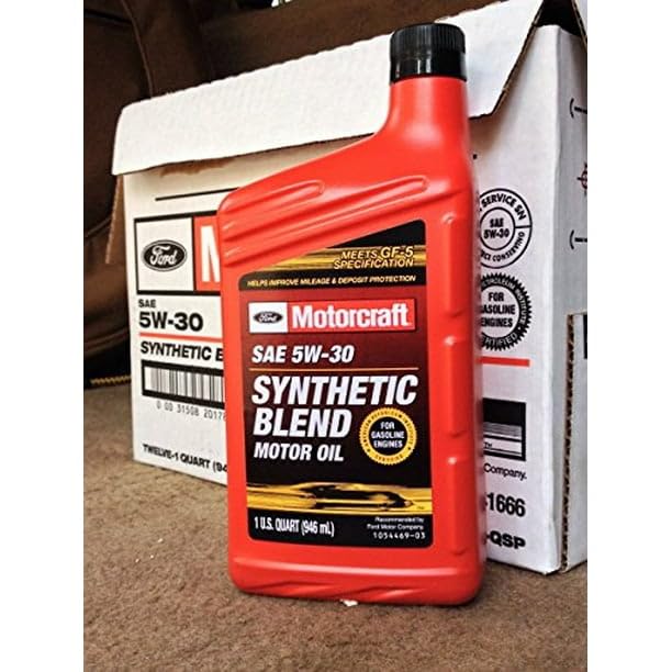 5W30 Synthetic Blend Motor Oil 12 Quarts N244