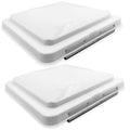 White 14" x 14" Replacement RV Roof Vent Lid Cover H895986