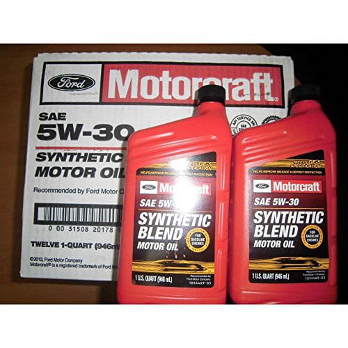 5W30 Synthetic Blend Motor Oil 12 Quarts N244