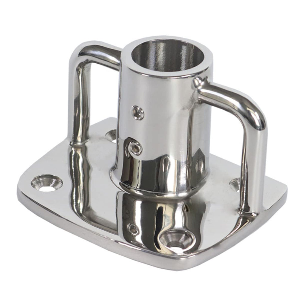 2pcs Stainless Steel Flag Pole Socket Base A388