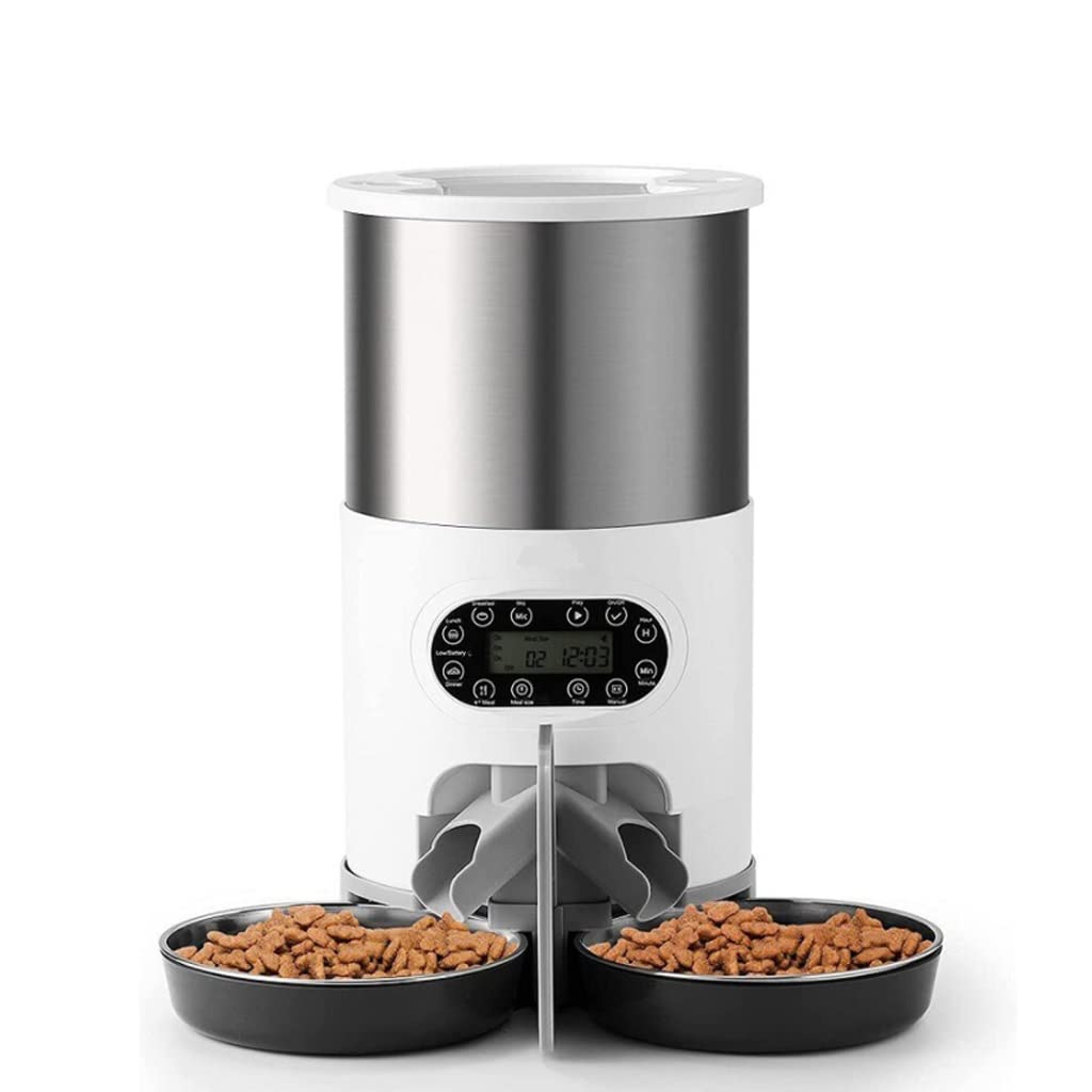 Automatic 4.5 Liters Dry Food Dispenser 2L Water E992302