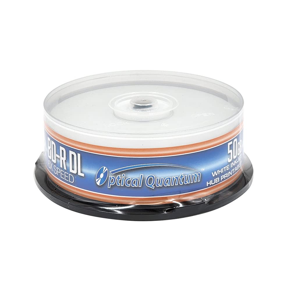 50GB White Inkjet Printable Blu-ray 25-Pack P58229