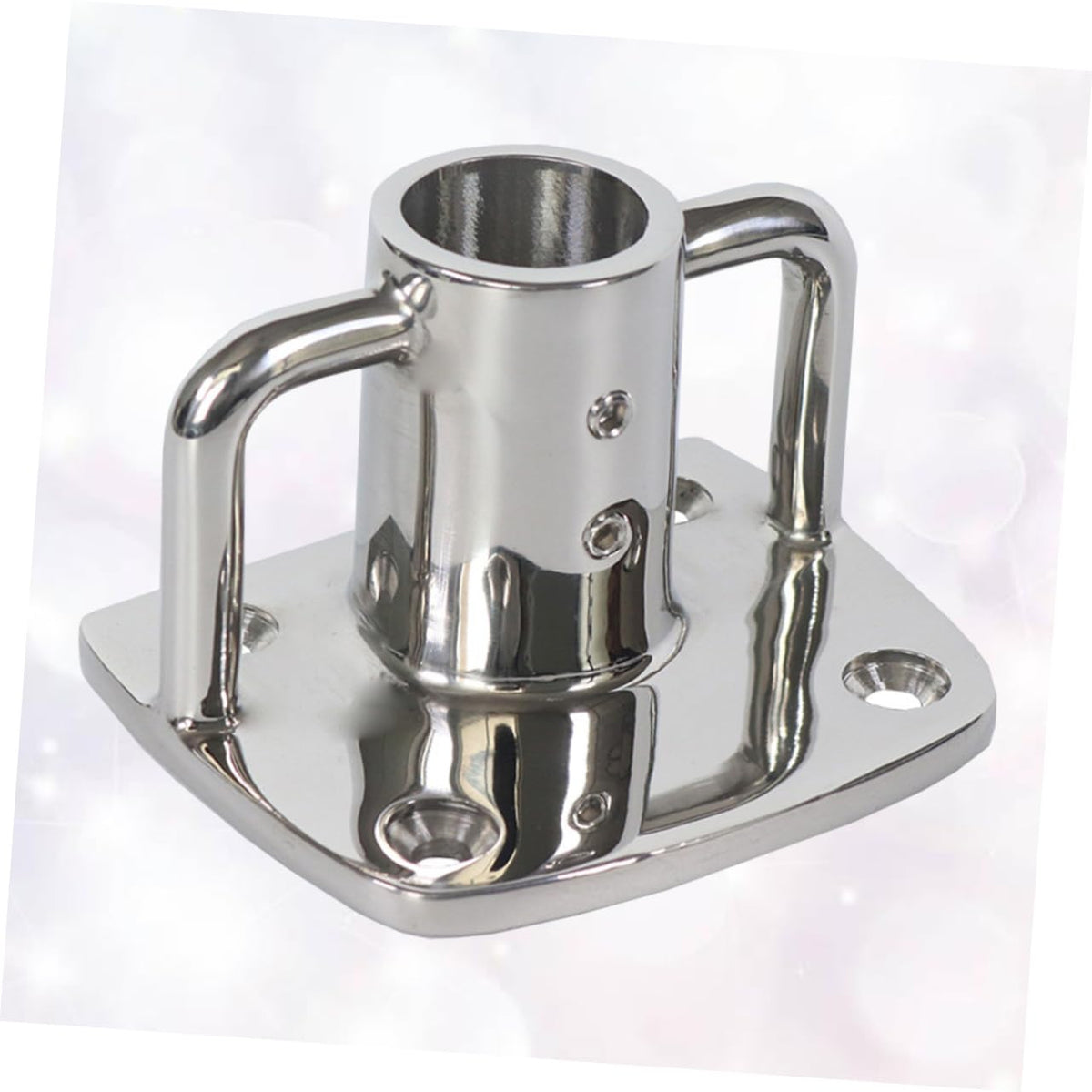 2pcs Stainless Steel Flag Pole Socket Base A388