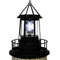 Black IP65 Waterproof Solar Rotating Lighthouse Light R15513