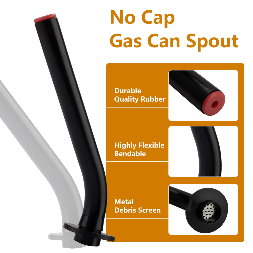 Gas Can Spout with Rubber Stopper X90106