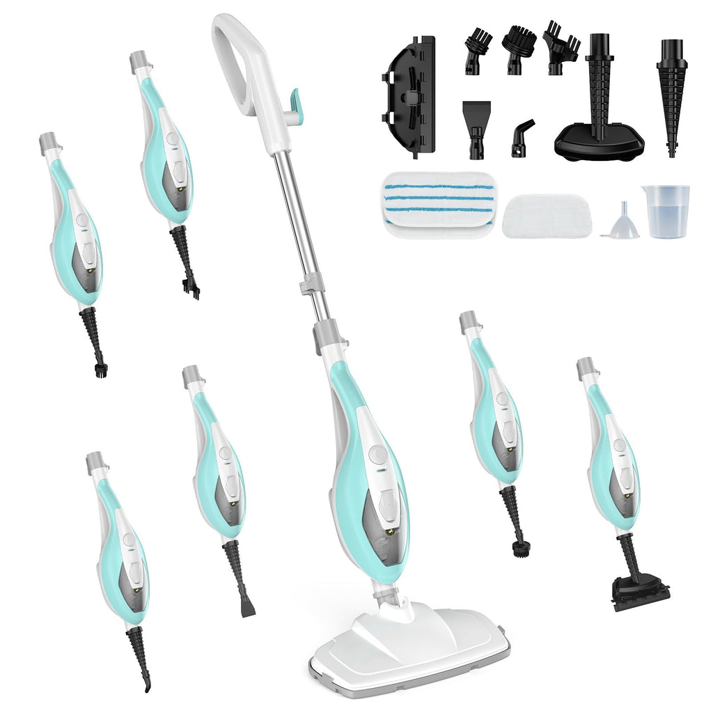 1550W Detachable Handheld Steam Mop with 2 Reusable Pads S4444