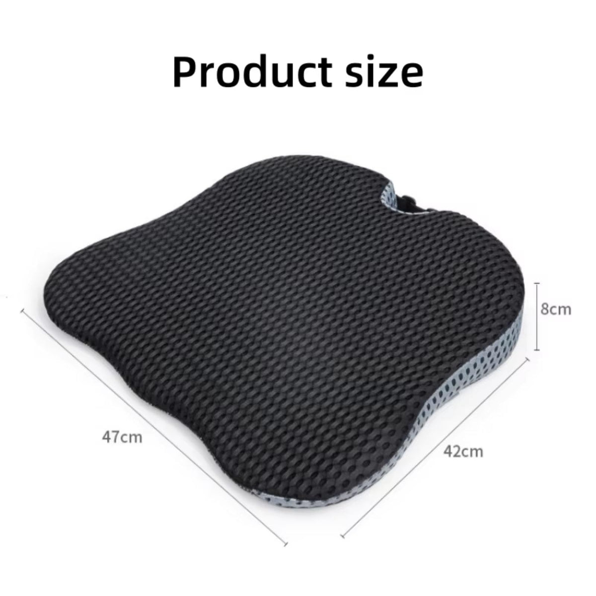 Memory Foam Grey Car Seat Booster Cushion G468