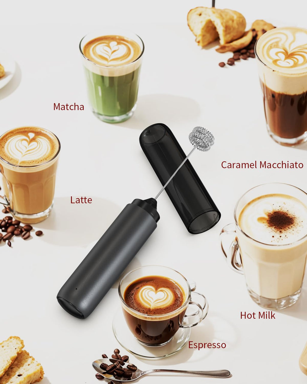 Rechargeable Handheld Milk Frother F4314