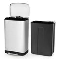 13.2 Gal Stainless Steel Step-on Trash Can Y926