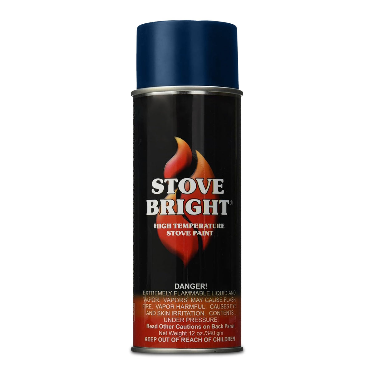 High Temp Metallic Blue Satin Spray Paint 12 Oz Can Q134149