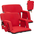 2 PCS Portable Folding Stadium Bleacher Chair Y519