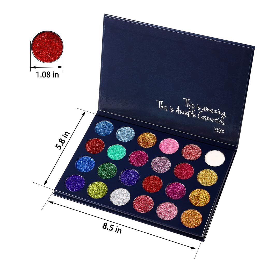24 Color Pressed Glitter Eyeshadow Palette S334