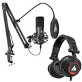 XLR/USB Condenser Microphone 192kHz/24Bit Cardioid Mic Kit R2592