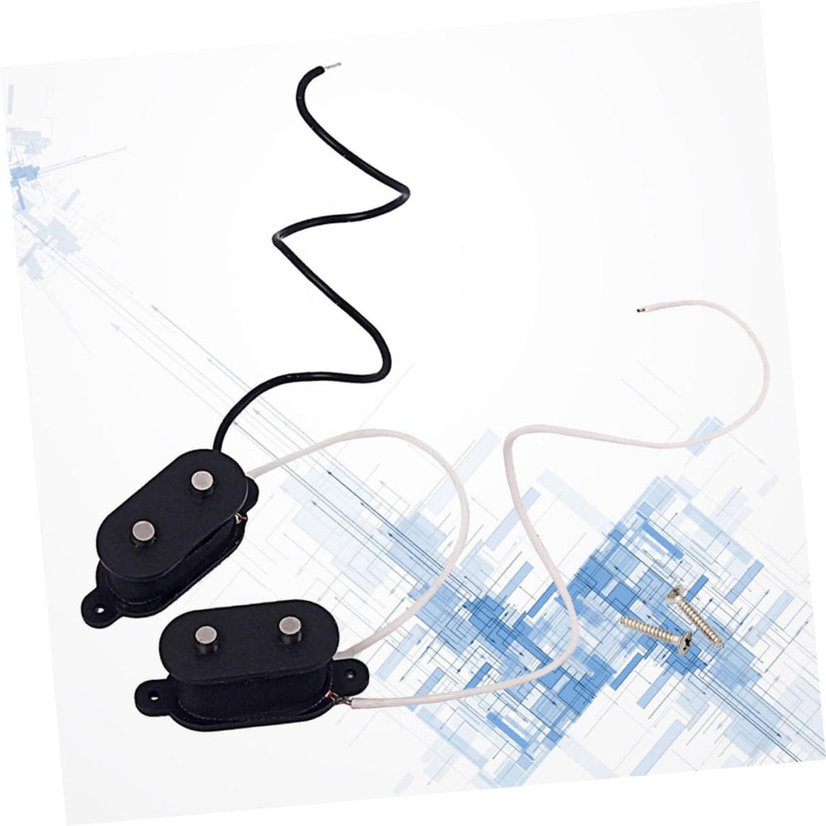 2 Sets Black Electric Bass Guitar Pickup P8741
