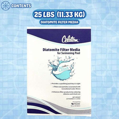 25LB Diatomaceous Earth Pool Filter Aid G6507