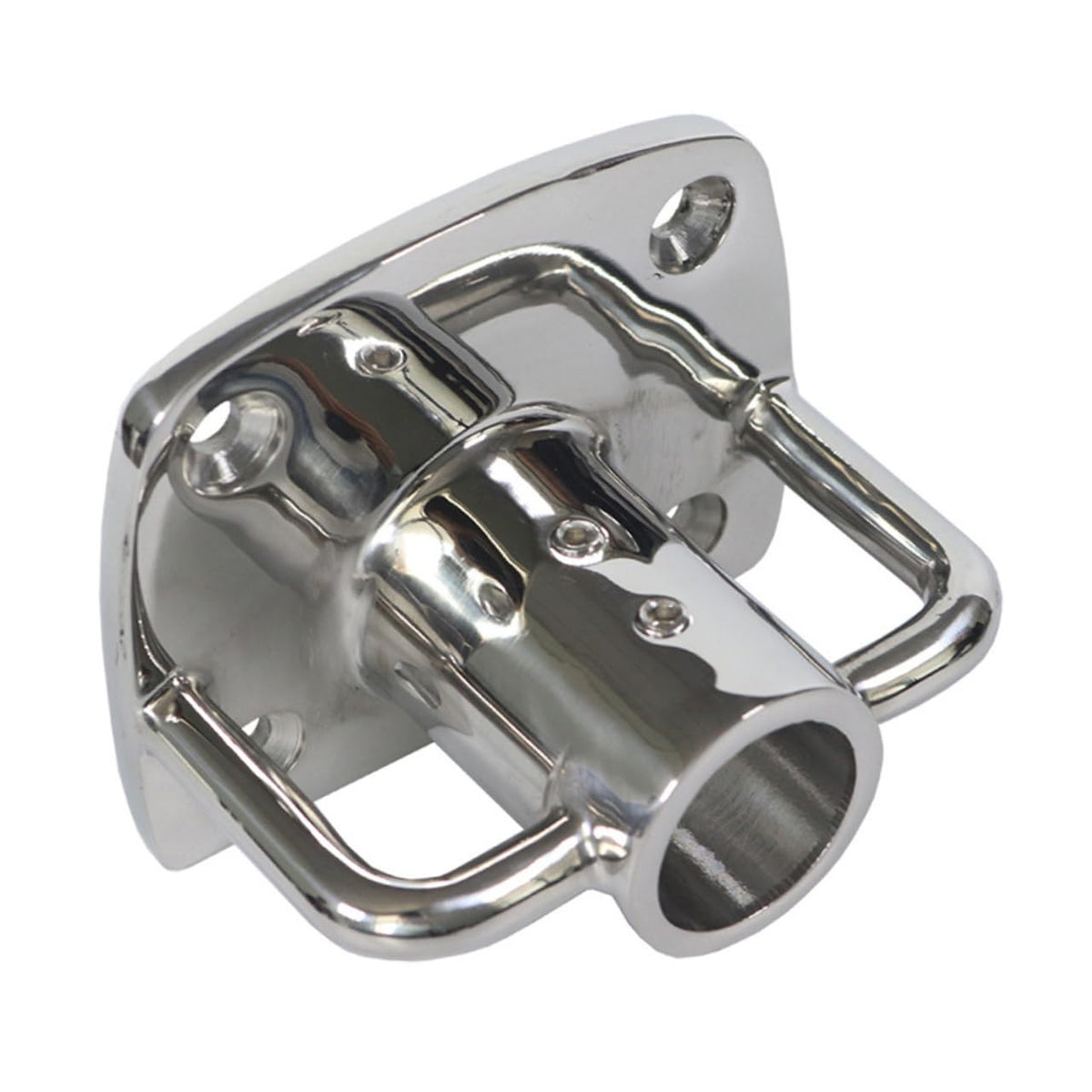 2pcs Stainless Steel Flag Pole Socket Base A388