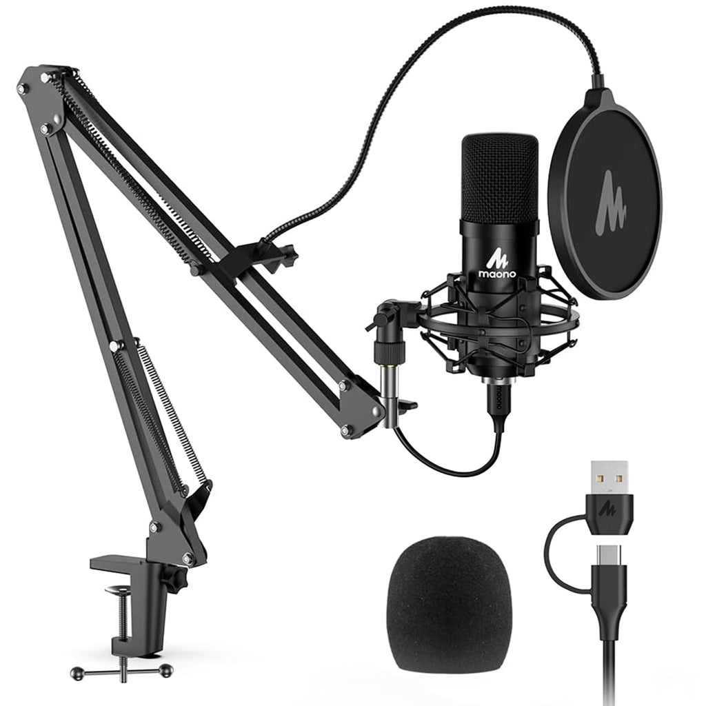 USB Microphone 192kHz/24Bit Condenser Mic Kit S736