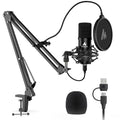 USB Microphone 192kHz/24Bit Condenser Mic Kit S736