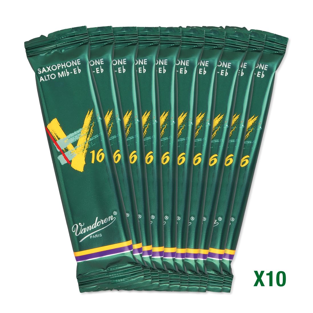 Alto Sax V16 Reeds Strength 2.5 Box of 10 X23269