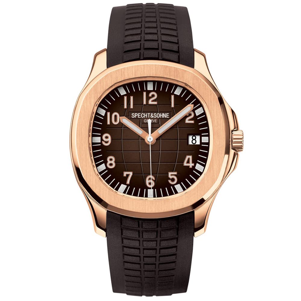 Japan Miyota 8215 Automatic Mechanical Watch Rubber Strap Waterproof 40MM U342459