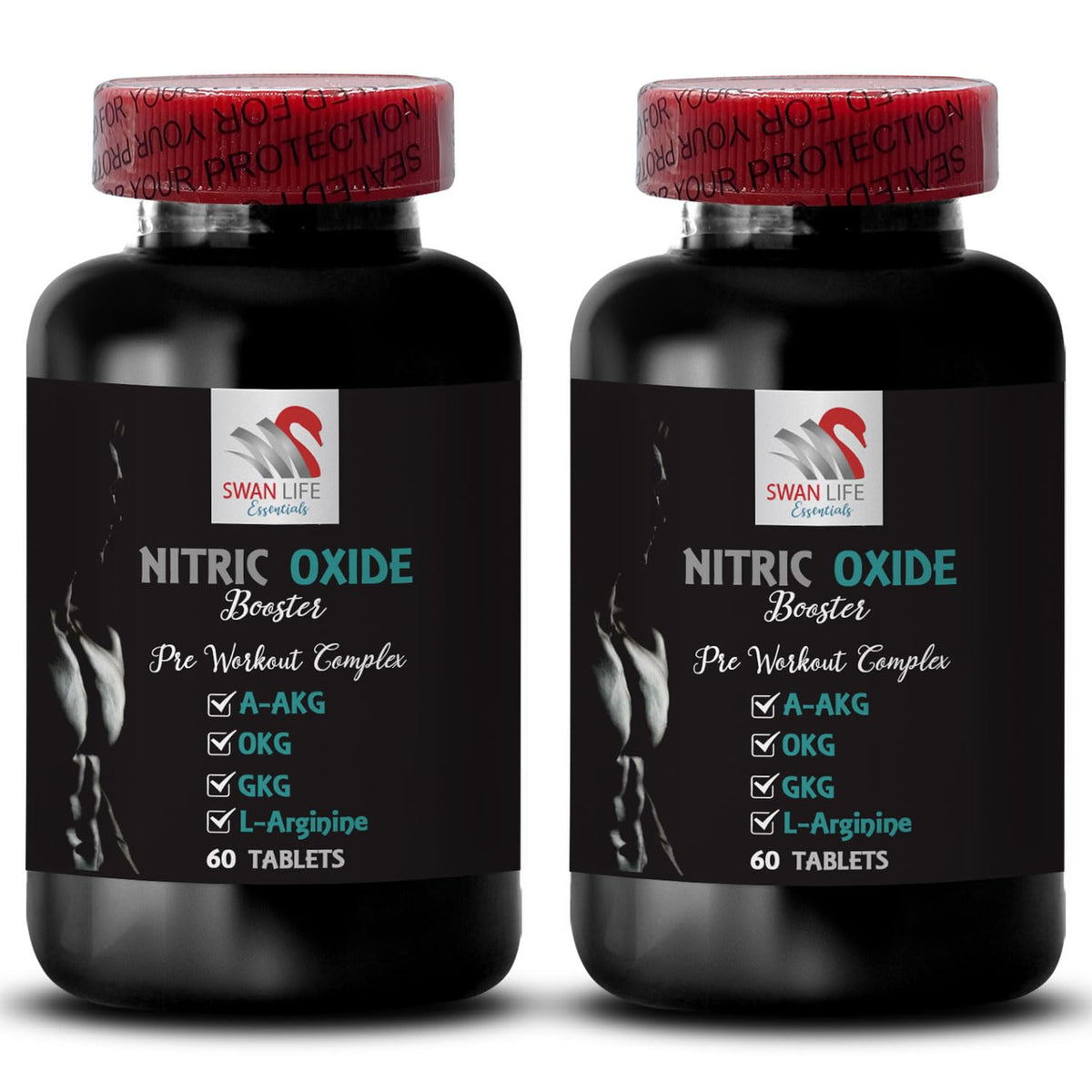 Nitric Oxide Booster Supplement 120 Tablets D589606