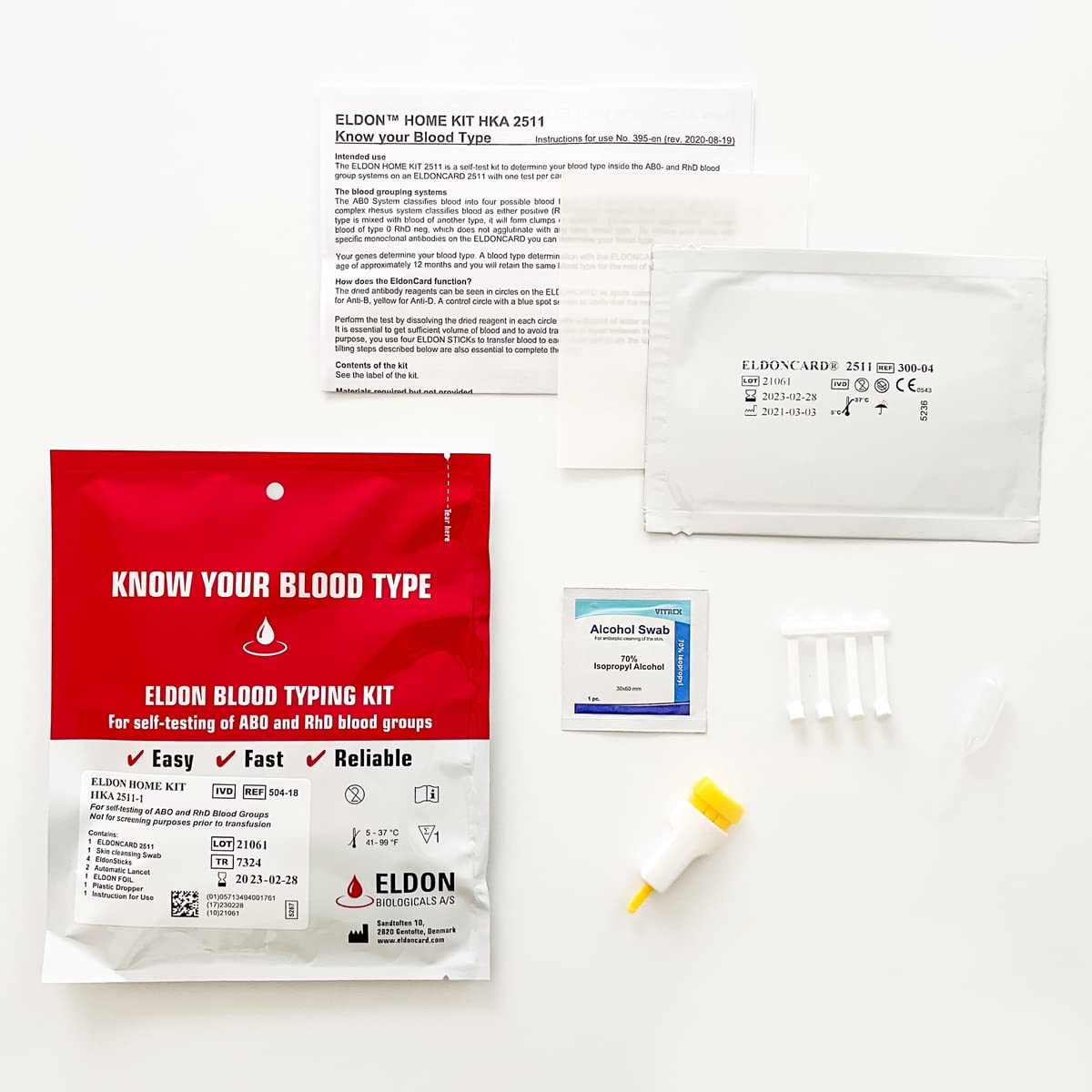 Home Blood Typing Kit N72548