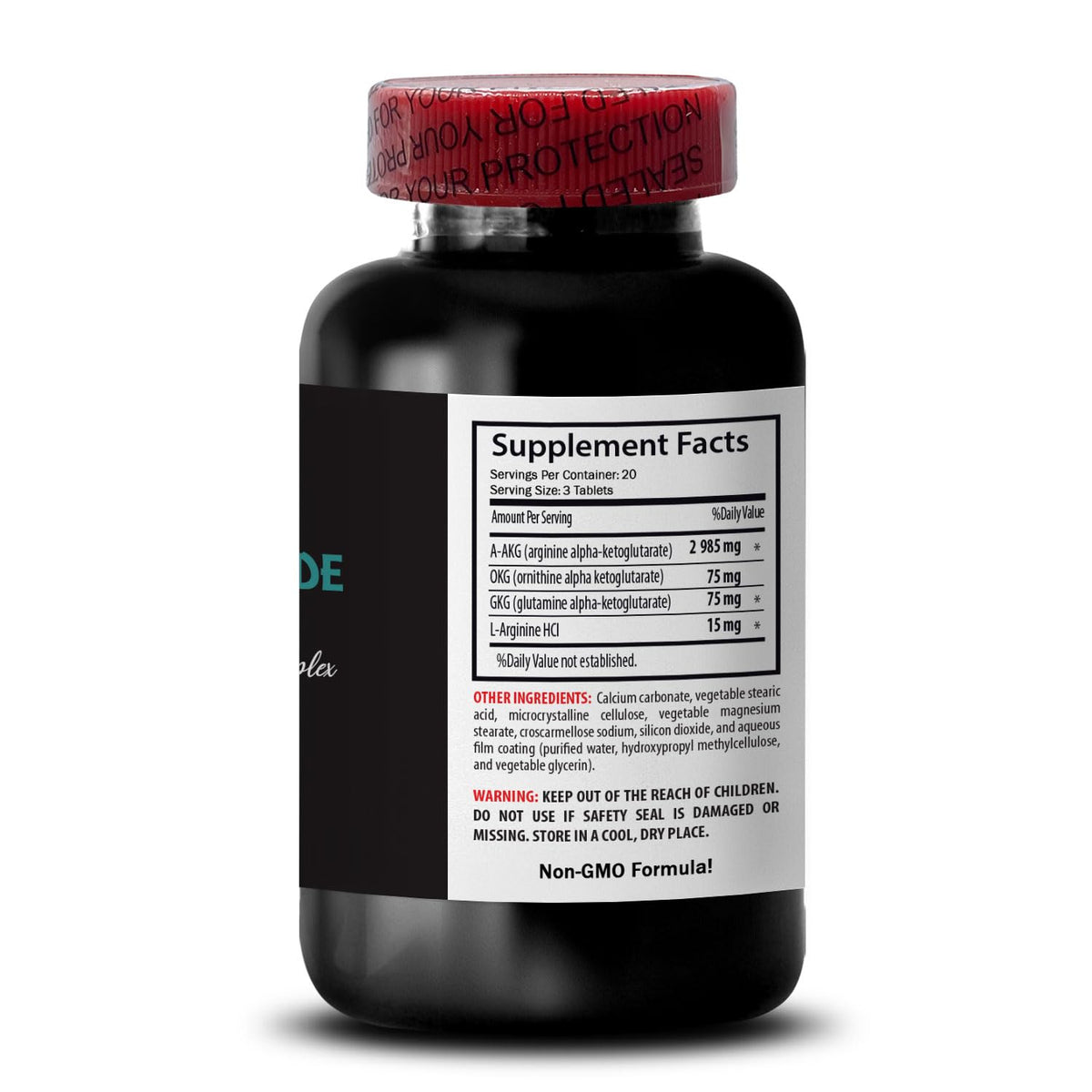 Nitric Oxide Booster Supplement 120 Tablets D589606