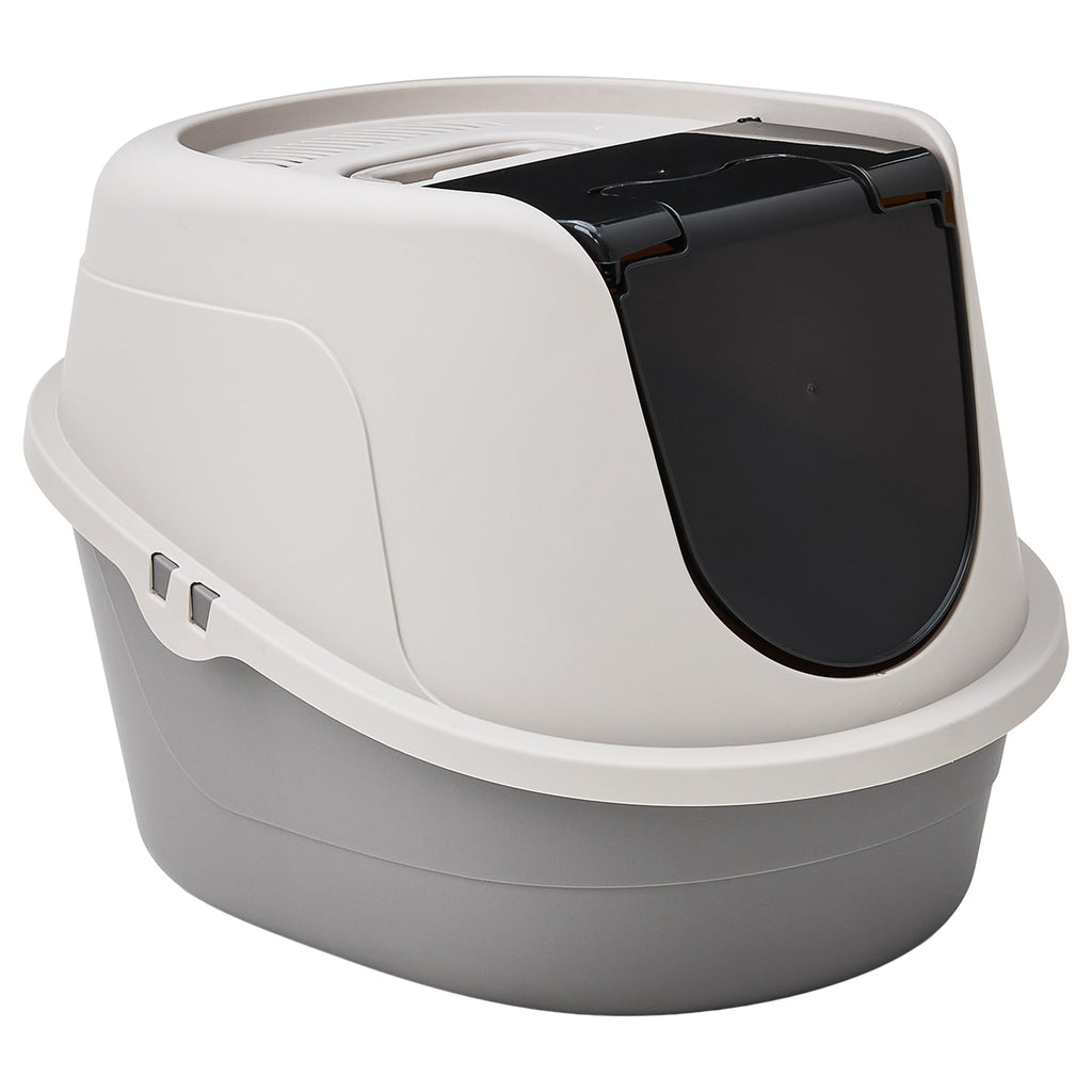 Hooded Enclosed Cat Litter Box with Swinging Door P342140