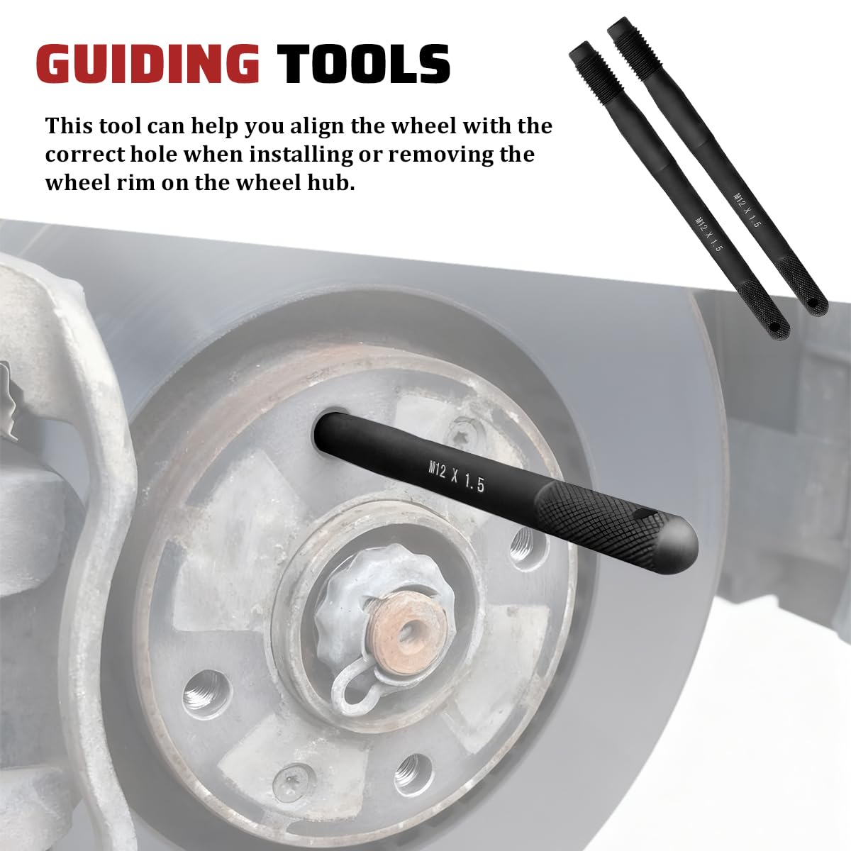 M12 x 1.5 Steel Wheel Alignment Pin H8779