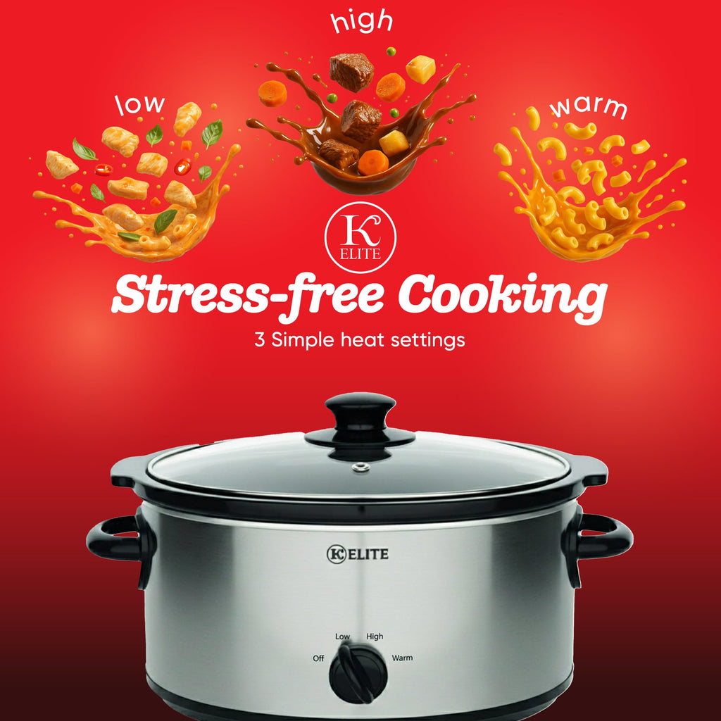 Stainless Steel 5 Quart Slow Cooker H18970