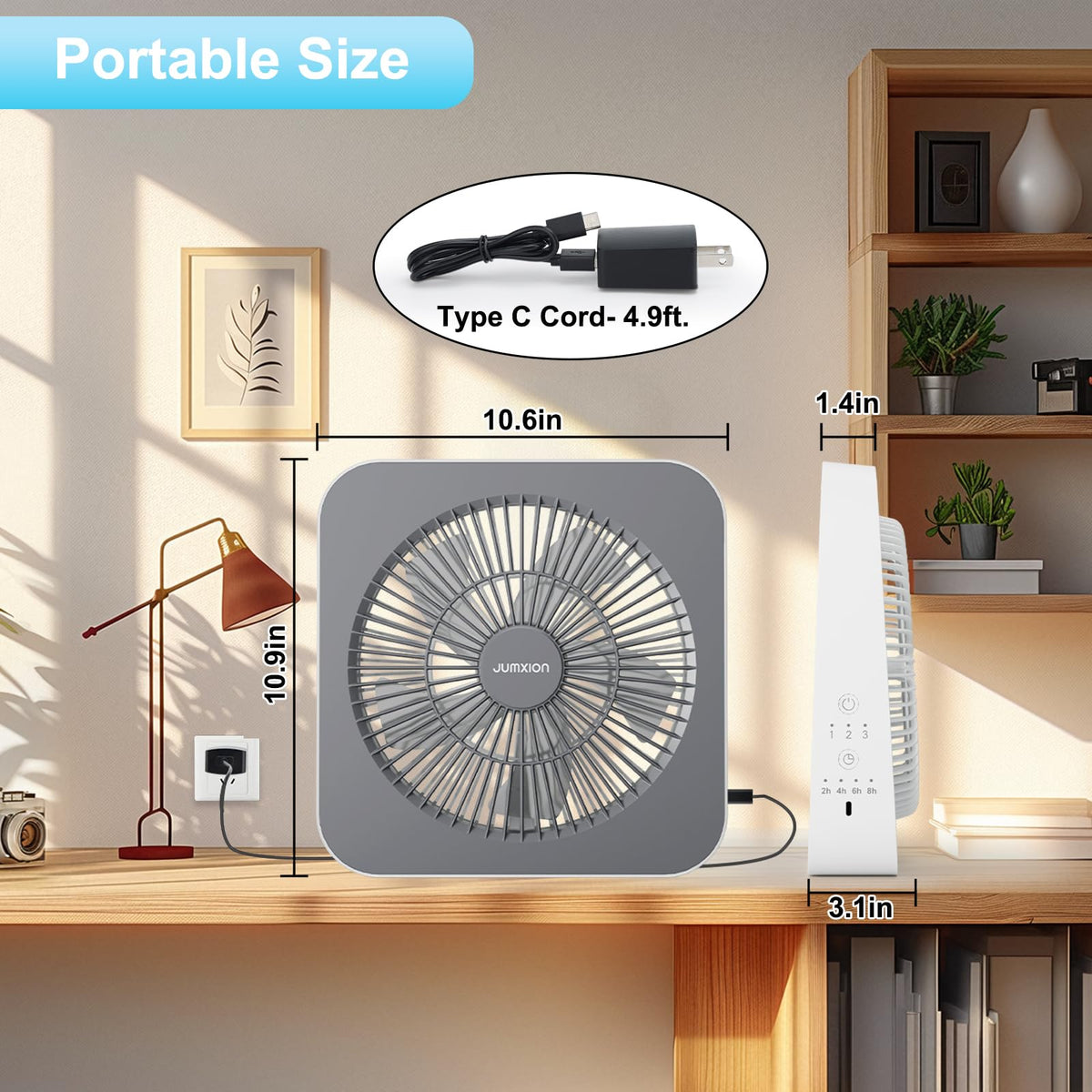 10 inch Box Fan with 3 Speeds F217