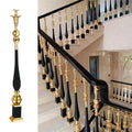 Black 6 Pack Aluminum Alloy Baluster Spindles X3515