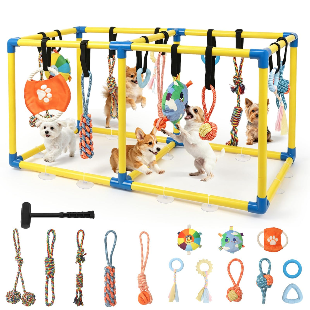 Puppy Play Gym with 14 Hanging Toys S20611