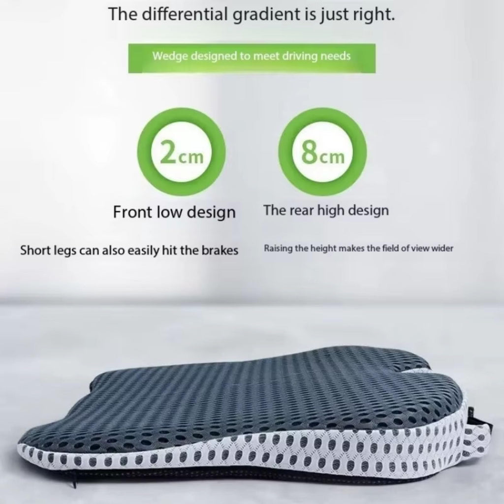 Memory Foam Grey Car Seat Booster Cushion G468