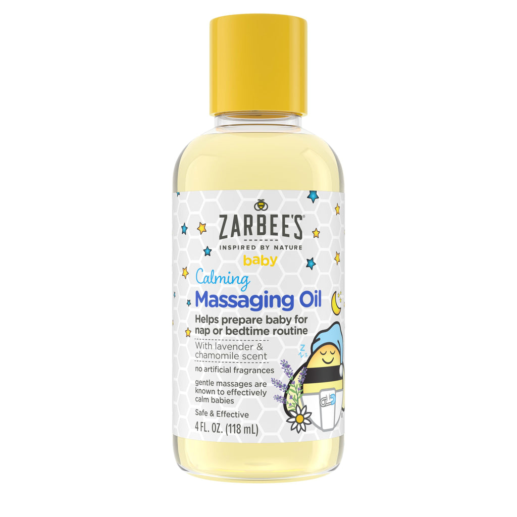 Baby Calming Massage Oil, Lavender & Chamomile, 4 fl oz K338375