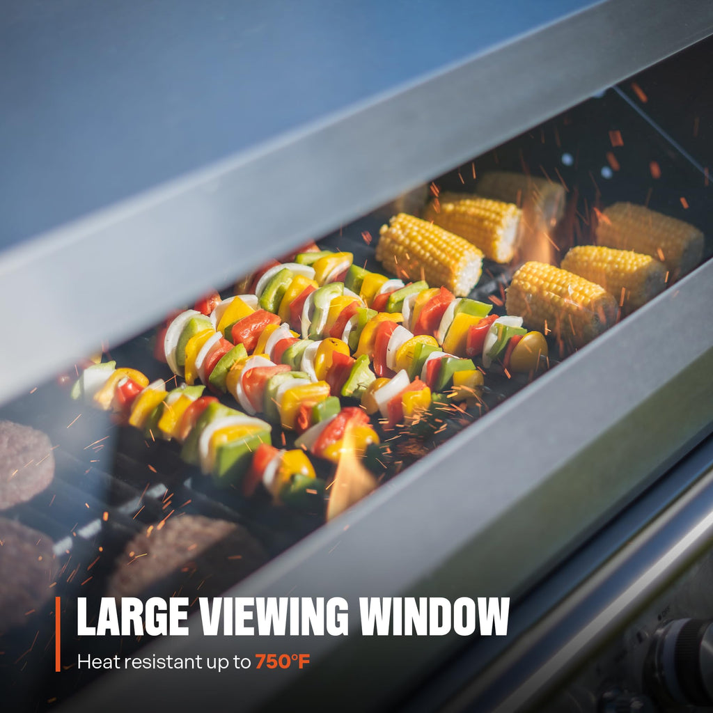 6+1 Burner Propane Gas Grill with Cover and Rotisserie Kit Z990