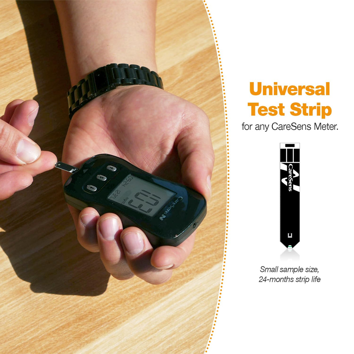 Blood Glucose Monitor Kit with 100 Test Strips, 100 Lancets, Lancing Device, Control Solution, Travel Case P9071