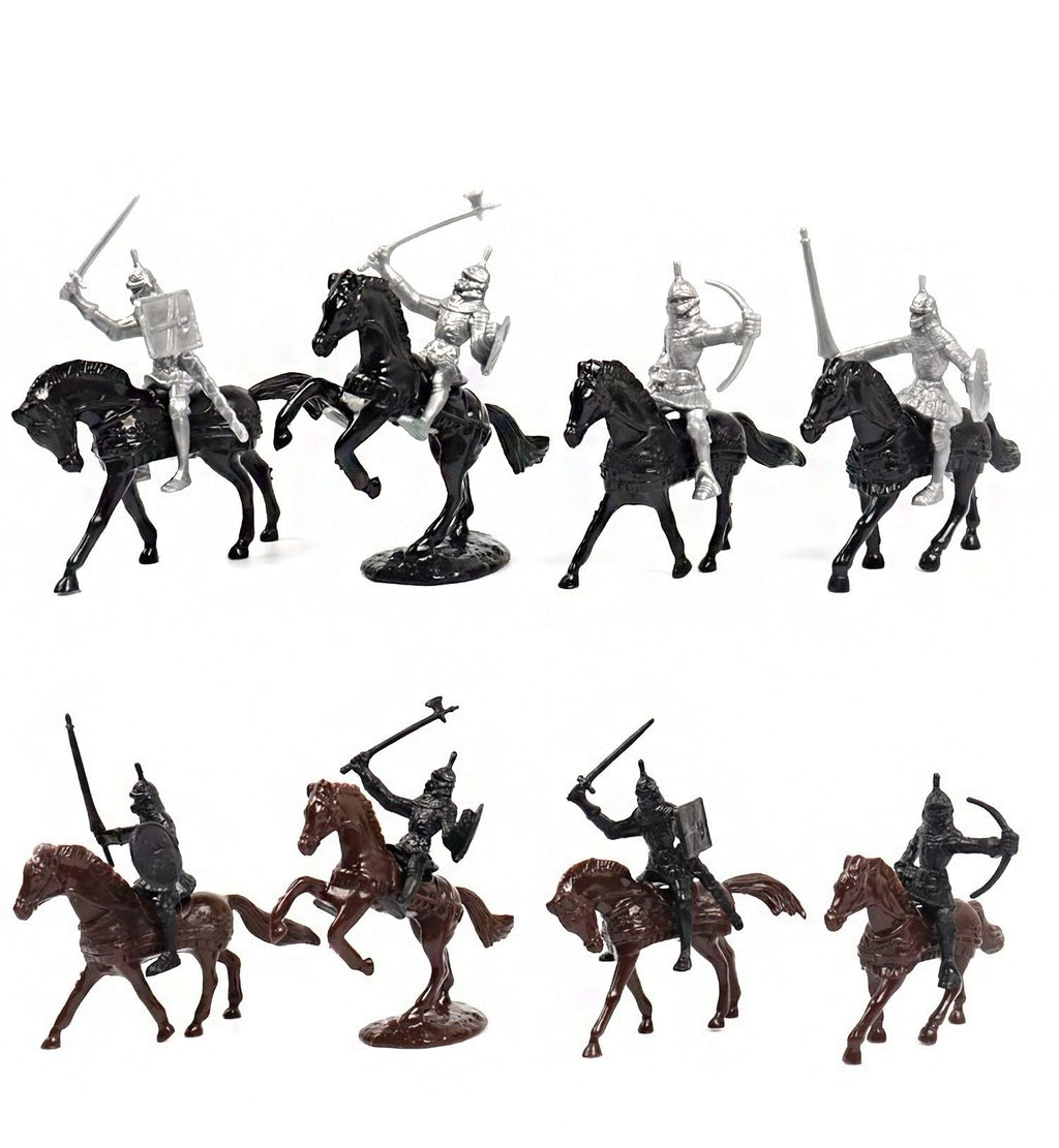 Medieval Knights Toy Soldier Cavalry Horses Set N997710