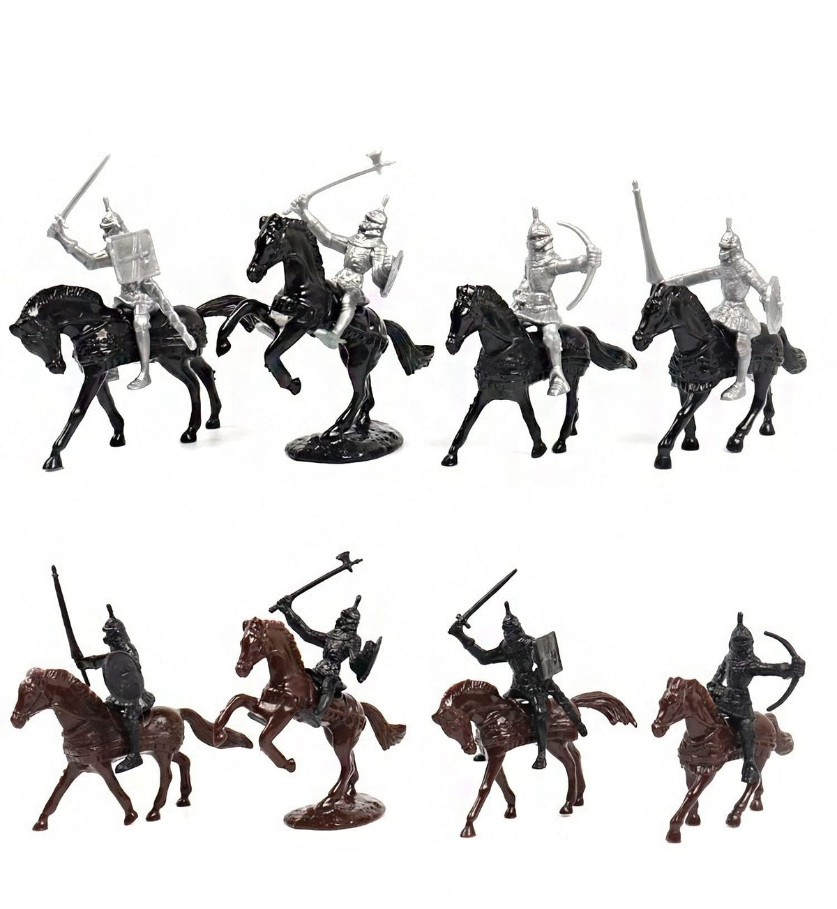 Medieval Knights Toy Soldier Cavalry Horses Set N997710