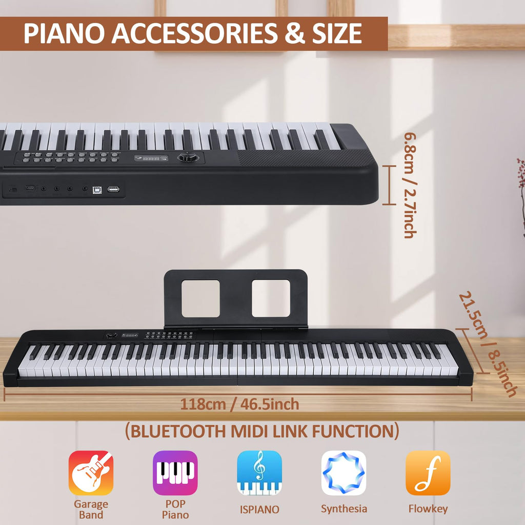 88 Key Electric Digital Piano with Semi Weighted Keys I137