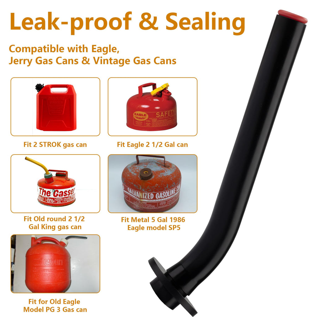 Gas Can Spout with Rubber Stopper X90106