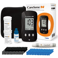 Blood Glucose Monitor Kit with 100 Test Strips, 100 Lancets, Lancing Device, Control Solution, Travel Case P9071