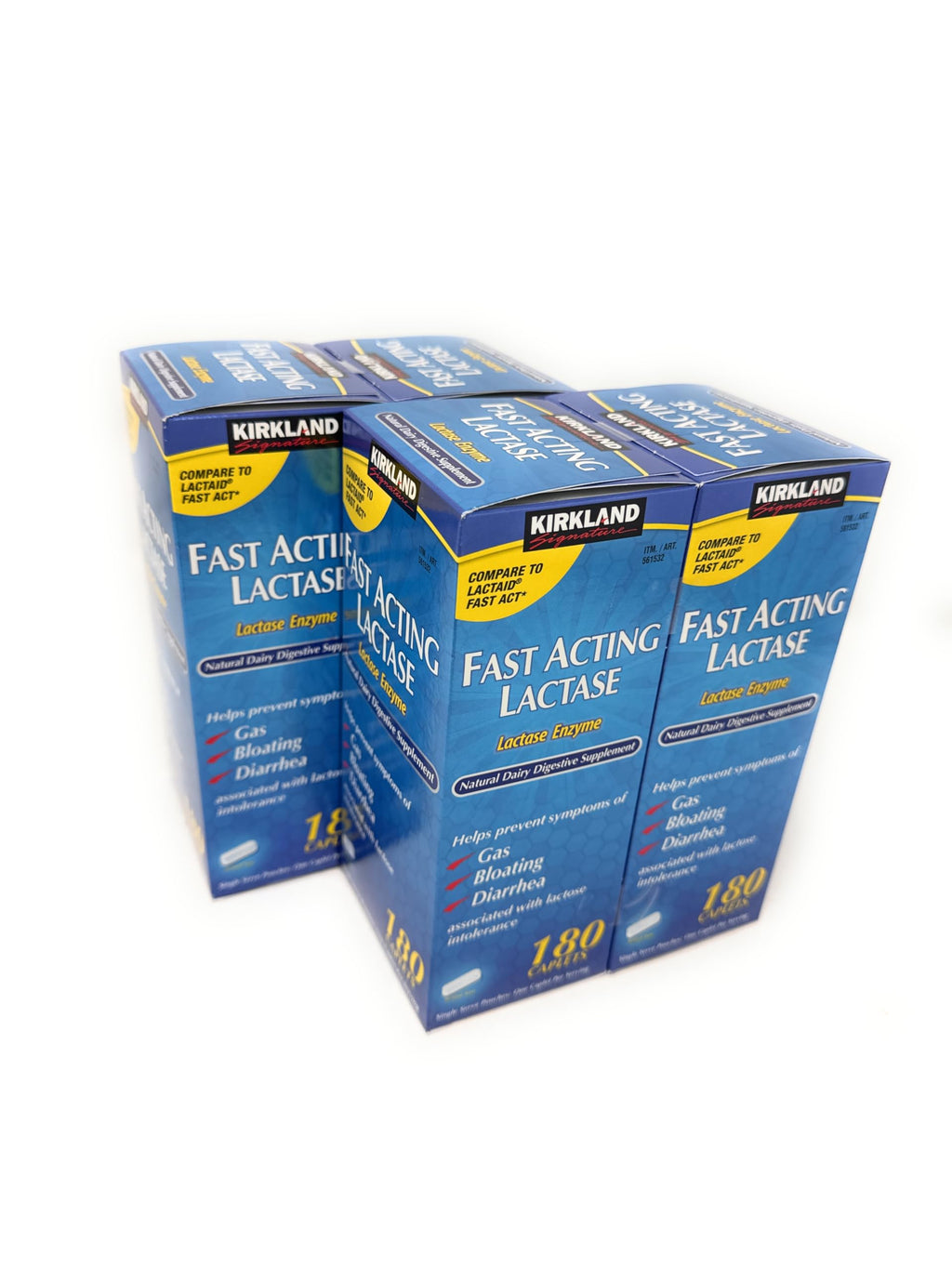 Fast Acting Lactase 720 Caplets 4 Pack L5964