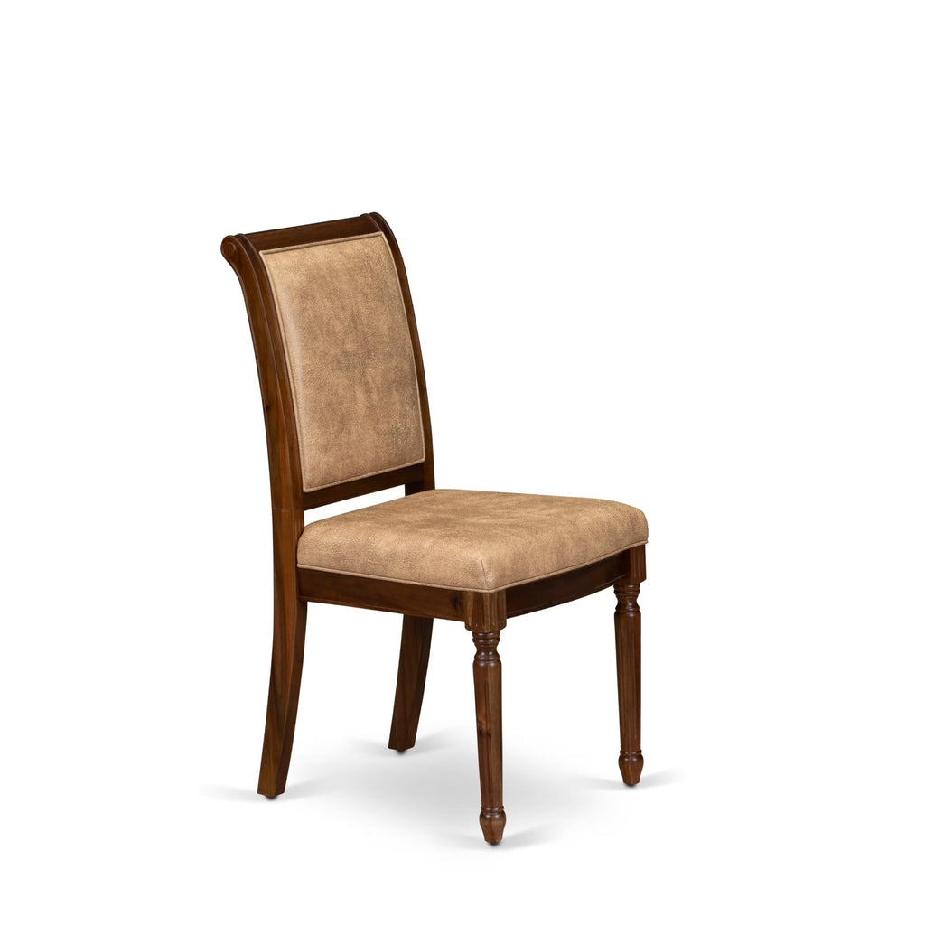 9 Piece Dining Table and 8 Beige Polyester Fabric Chairs S24096
