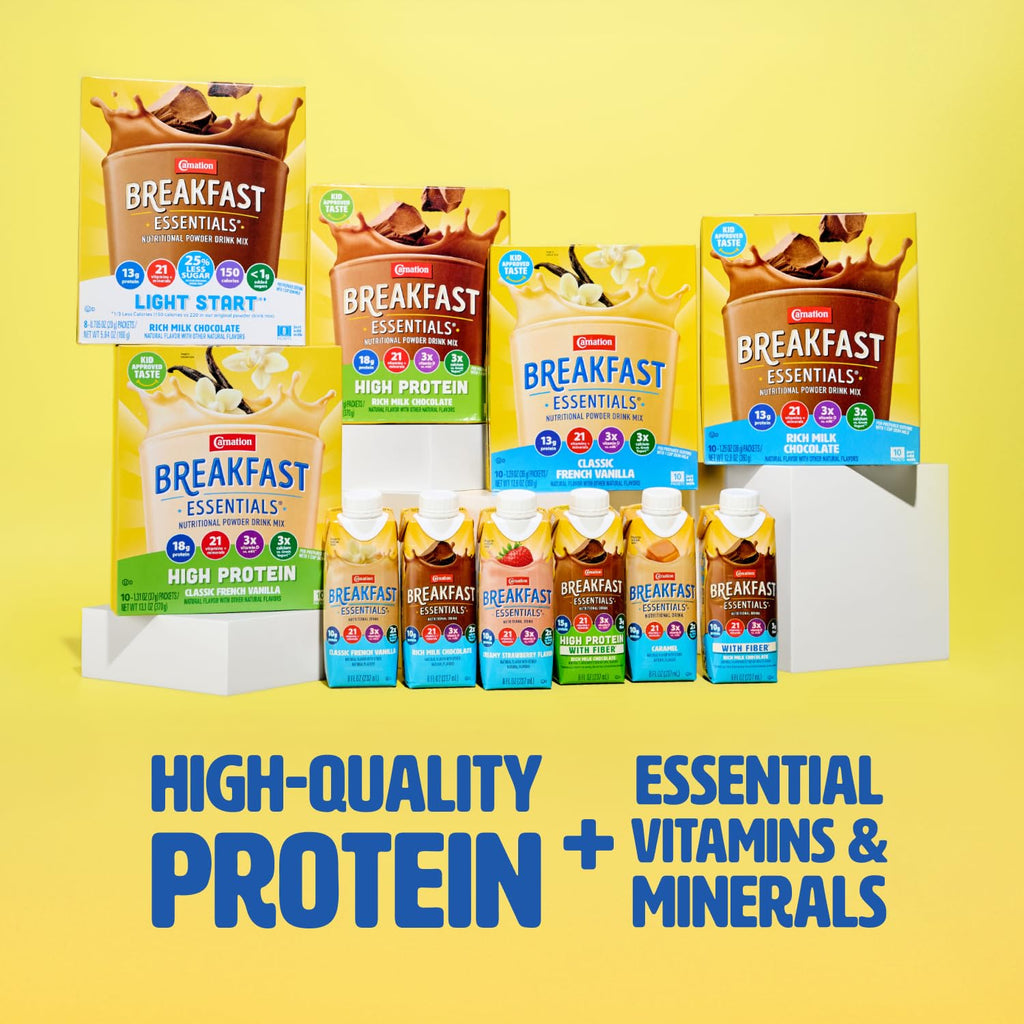 High Protein with Fiber Chocolate Breakfast Essentials 24 pk V547650