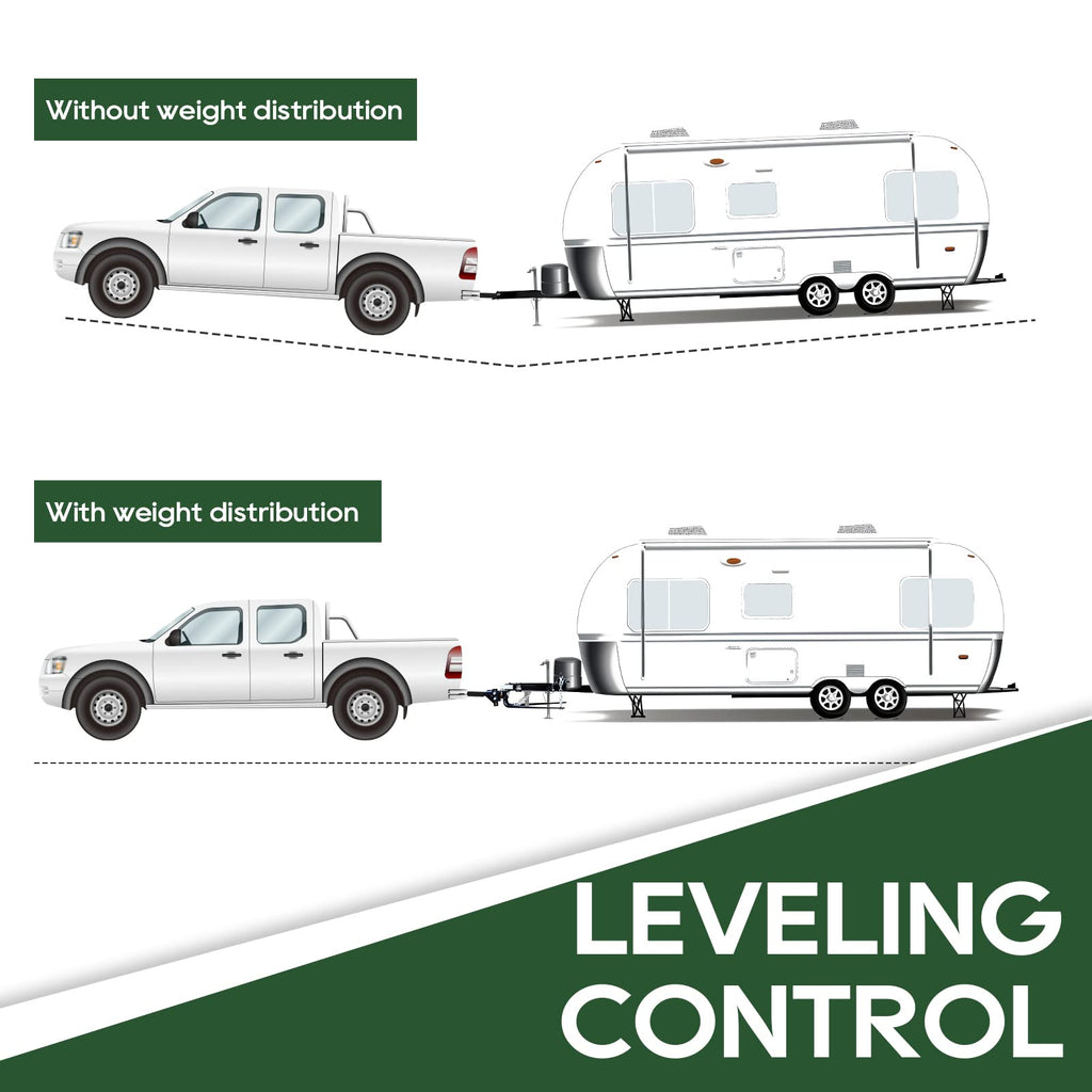 1000lb Weight Distribution Hitch Kit with Sway Control X754312