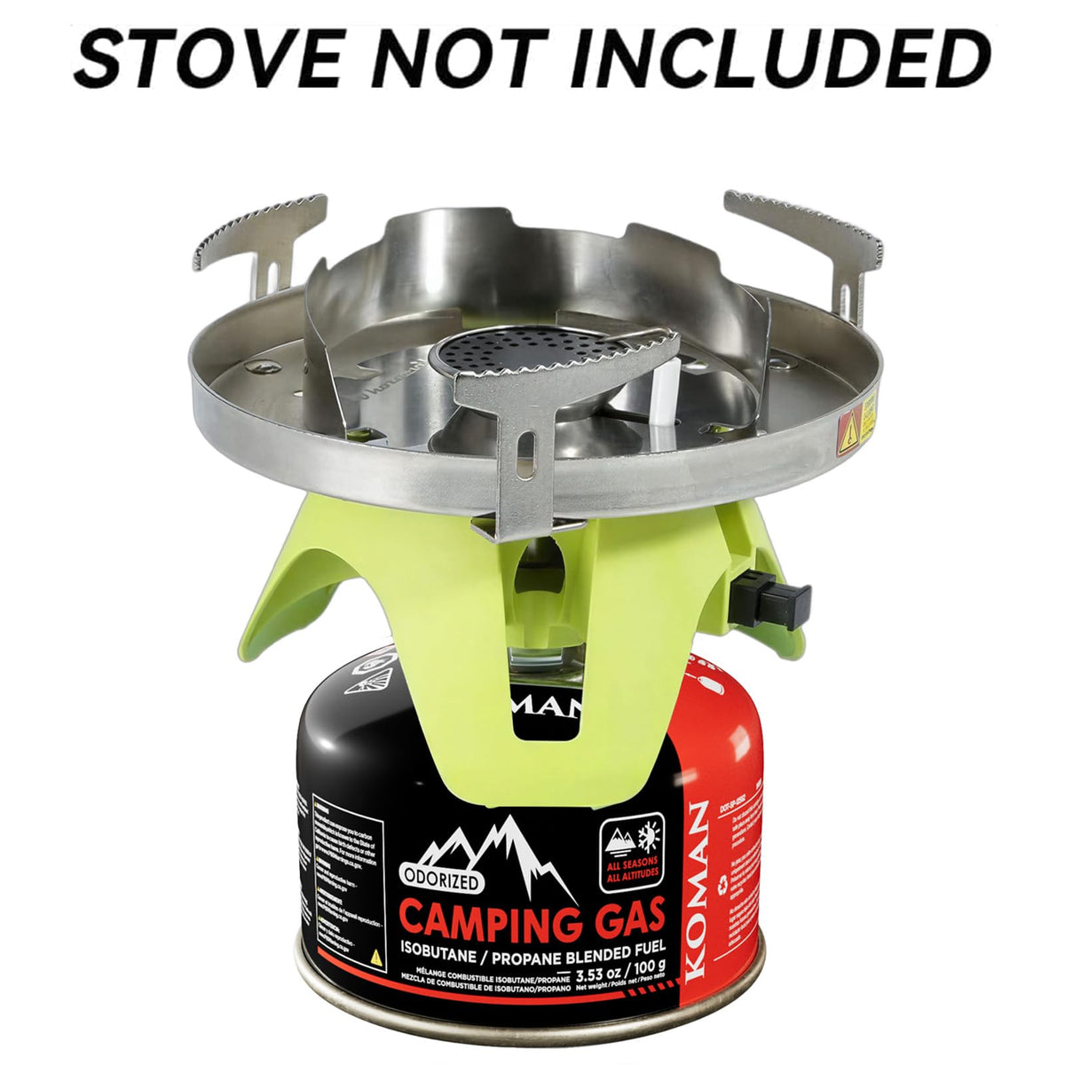 Isobutane Propane Fuel Canister 4 oz 6 Pack S177918
