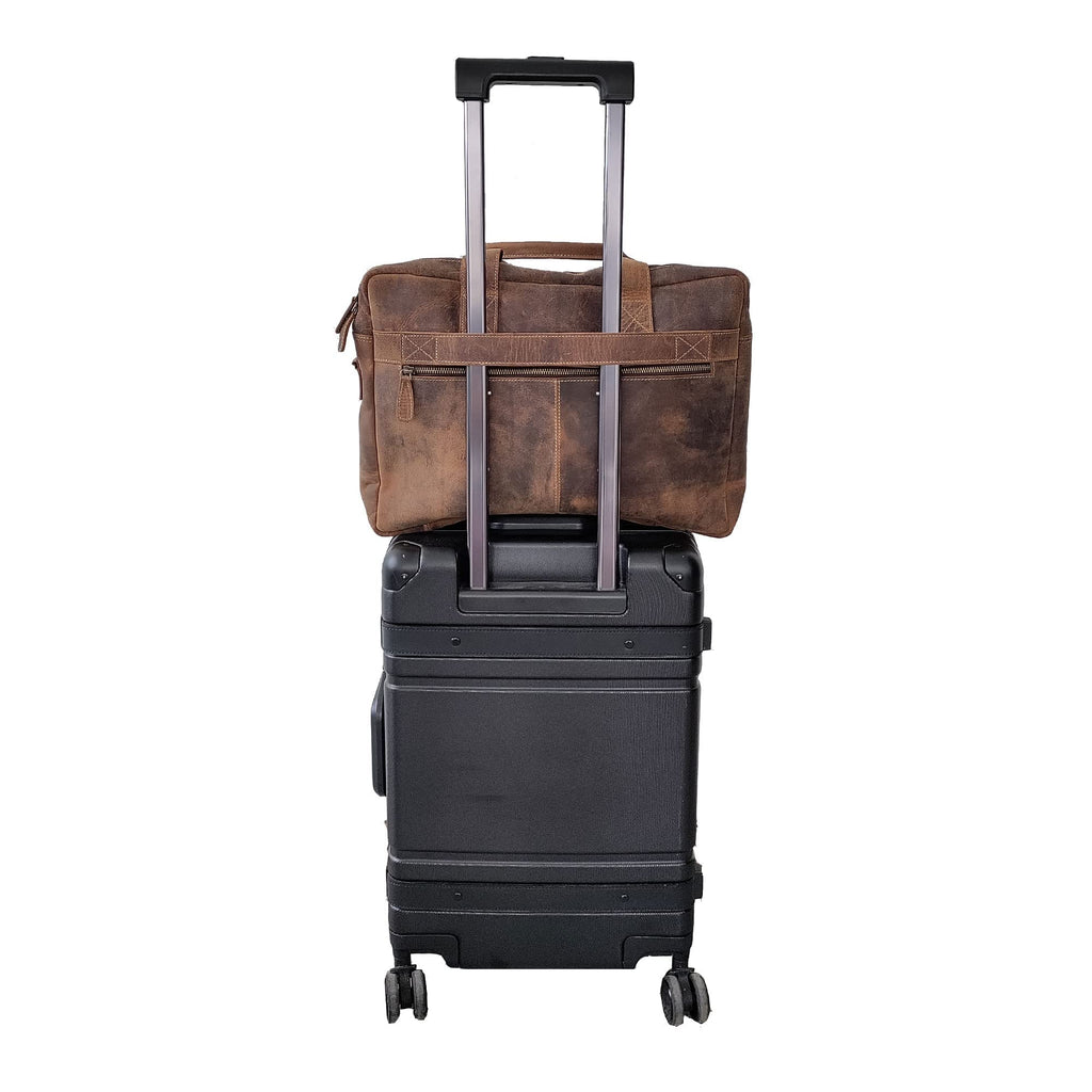 18 Inch Leather Laptop Messenger Bag S670478