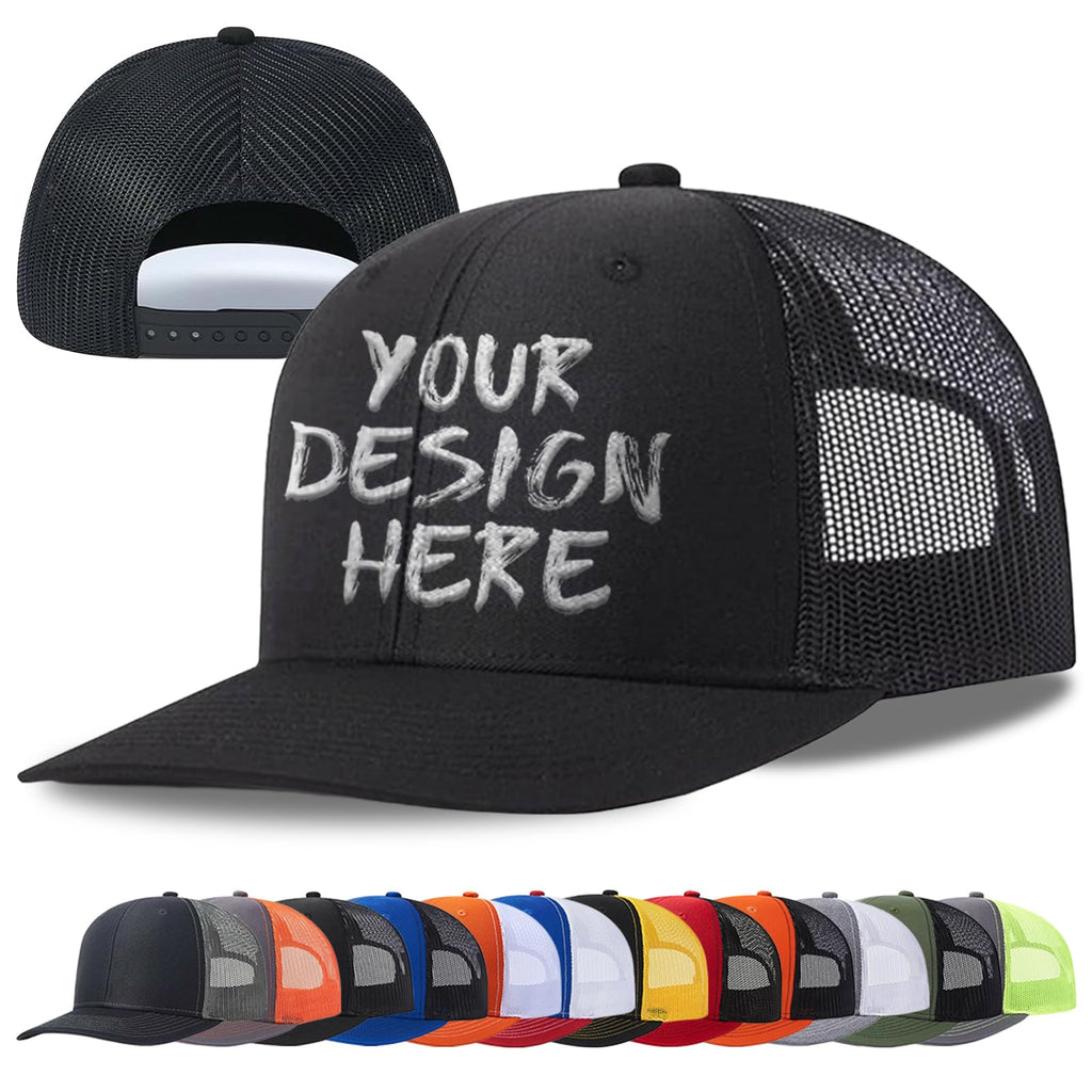 Custom Trucker Hat with Text Photo Logo S976